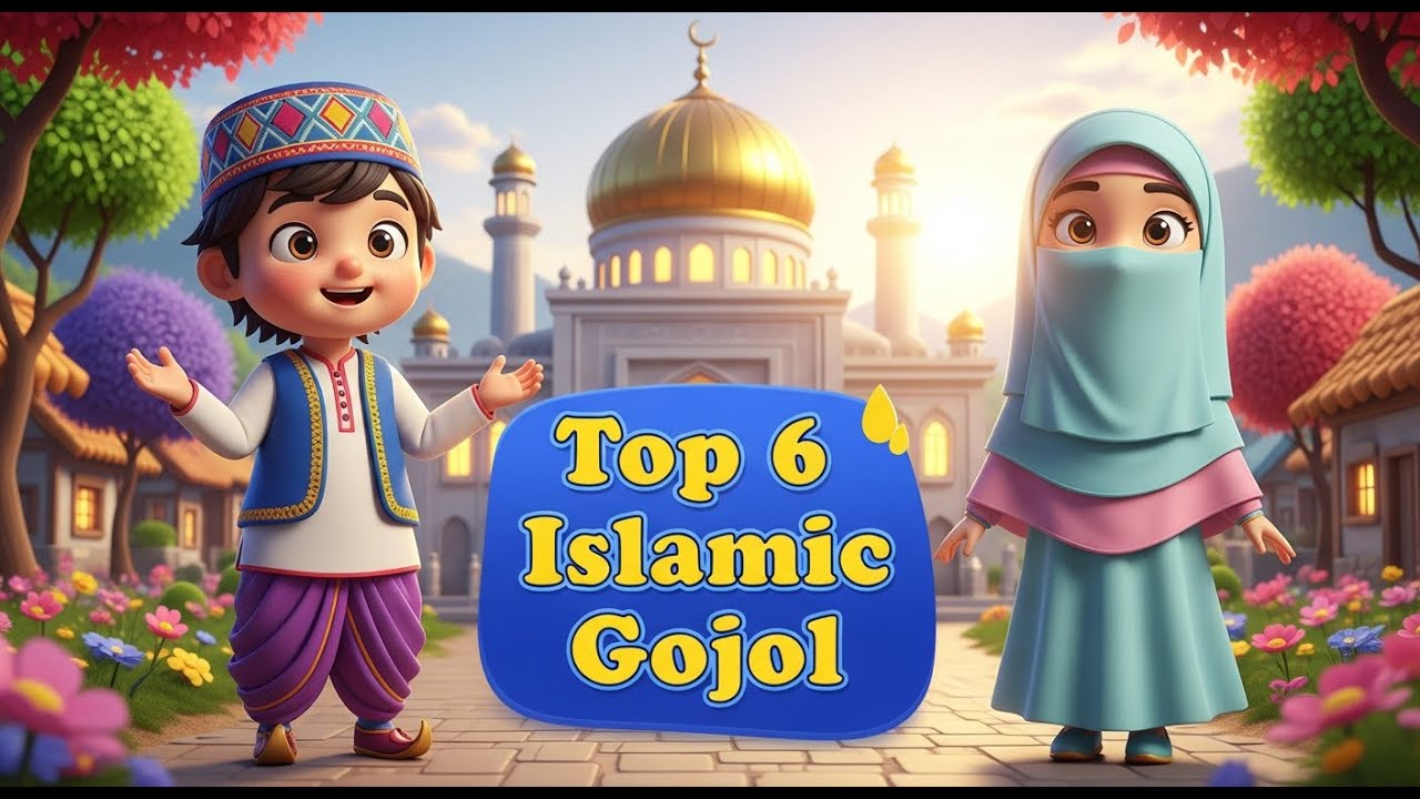 Top 6 Islamic Gojol | সেরা 6 টি গজল | Islamic Kids Song | জনপ্রিয় শিশুদের জন্য সুন্দর বাংলা গজল