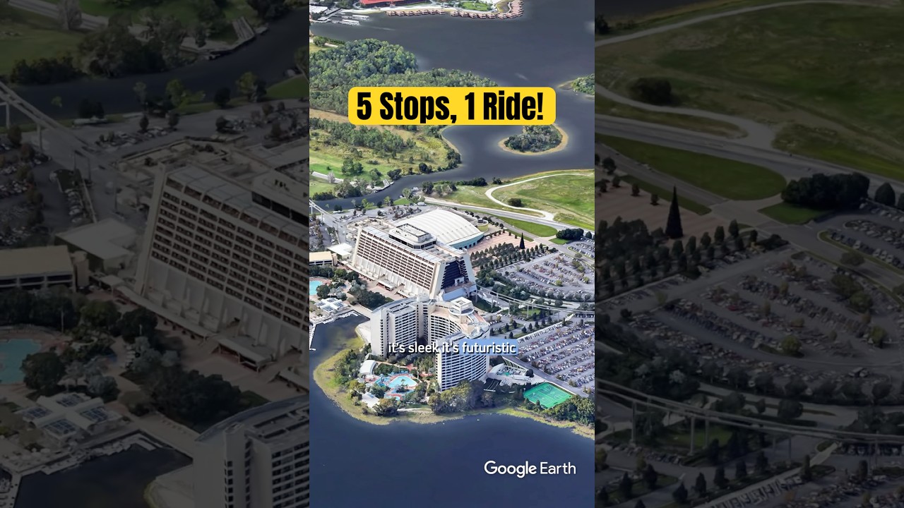 Disney Monorail Resort Loop Tour! Ride to Polynesian, Grand Floridian, Contemporary & More