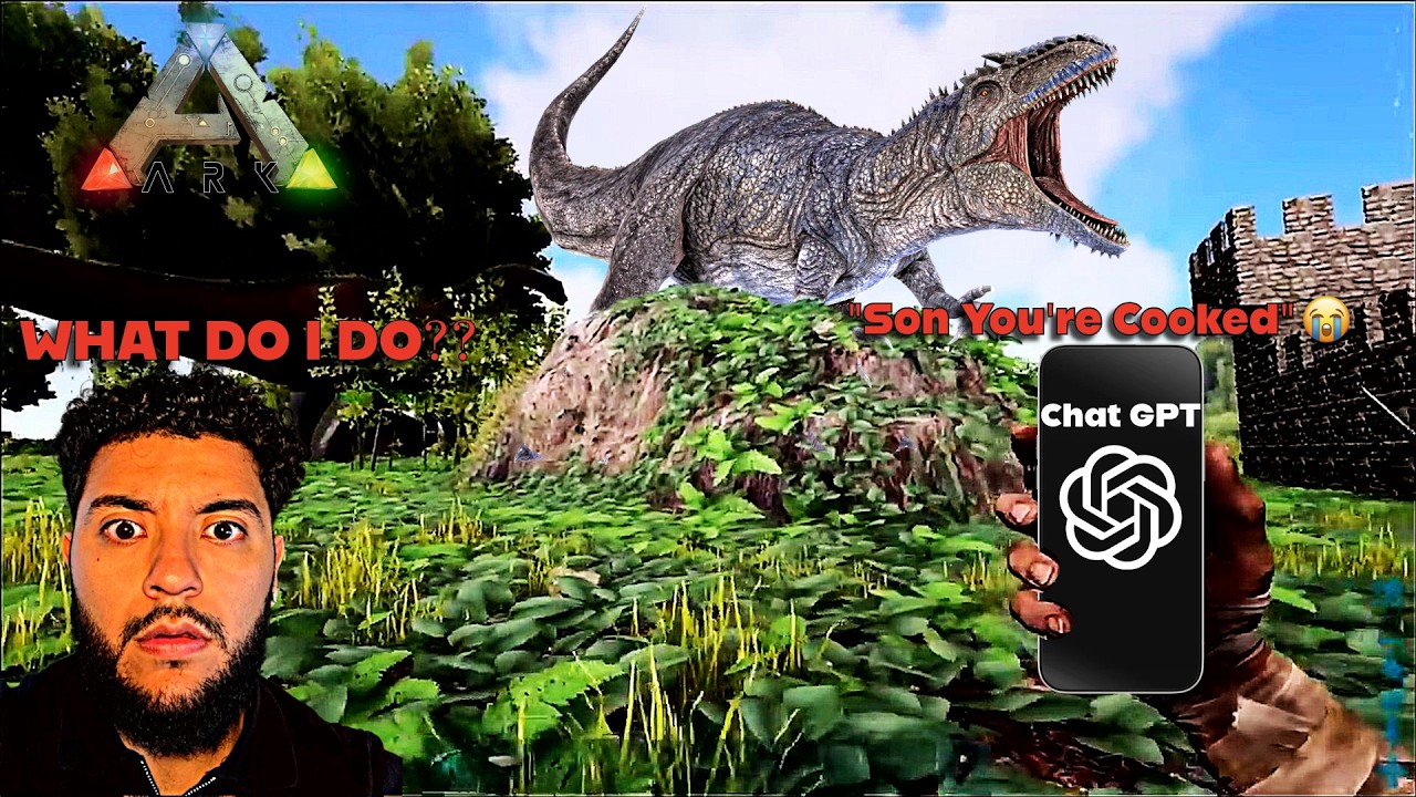 Can AI Help a Noob Beat ARK in 100 Days?? | Ark Survival Ascended Day 1
