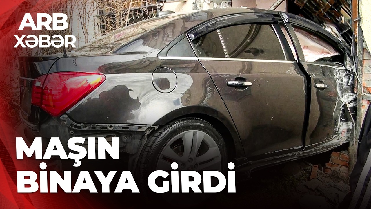ARB XƏBƏR – Film kimi olay – Maşın evə girdi