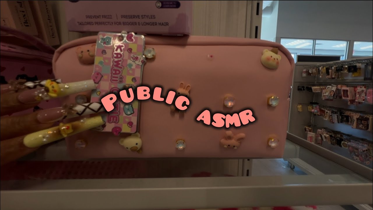 PUBLIC ASMR IN TJMAXX | Purse 👛 Tapping, Camera Scratching, Clicky Whispers & More!