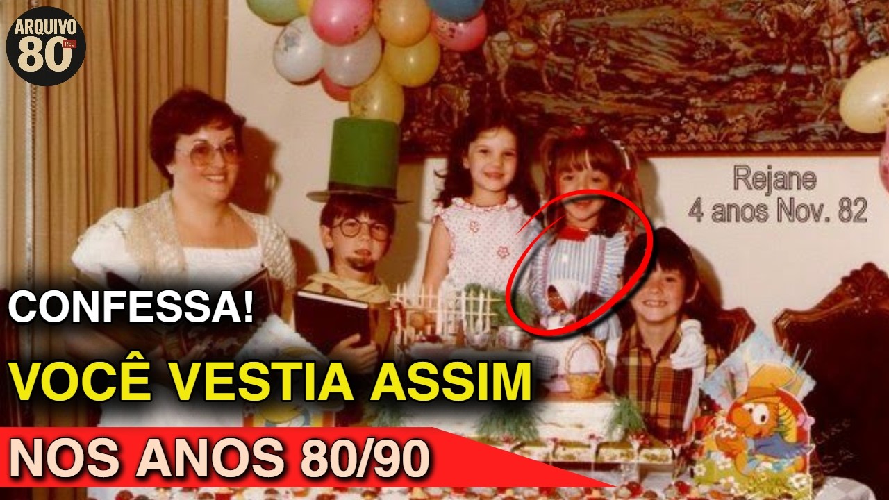 Os Looks de Aniversário dos Anos 80 e 90 Que Fizeram História (e Hoje Envergonham)