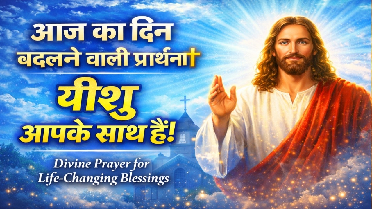 आज का दिन बदलने वाली प्रार्थना ! Jesus God Morning Prayer 🙏🏼 Yeshu ki prathna