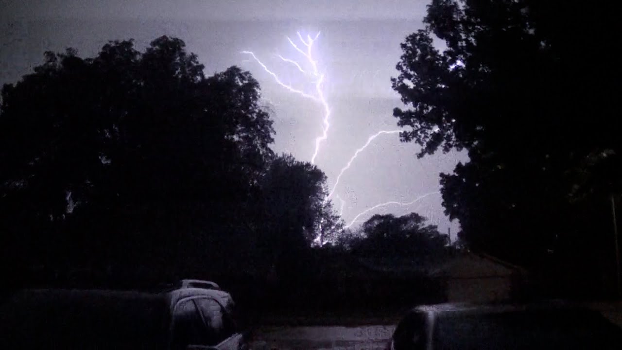 Night Thunderstorm for 3 Hours ⛈️ Steady Rain & Thunder | No Loop | Sleep & Study