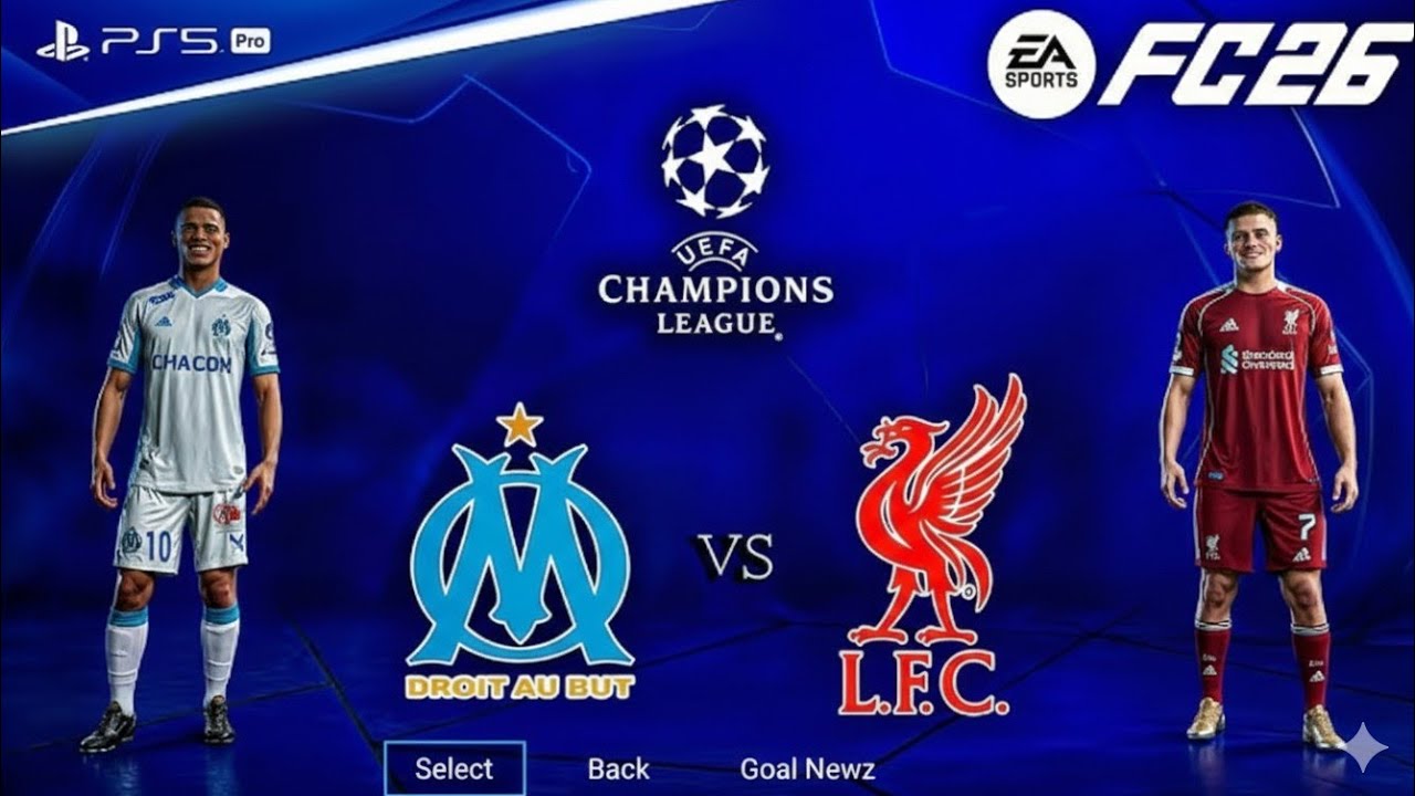 EA Sports FC 25 Champions League 🔥 Marseille vs Liverpool | PS5 Pro Gameplay – INSANE UCL Match!