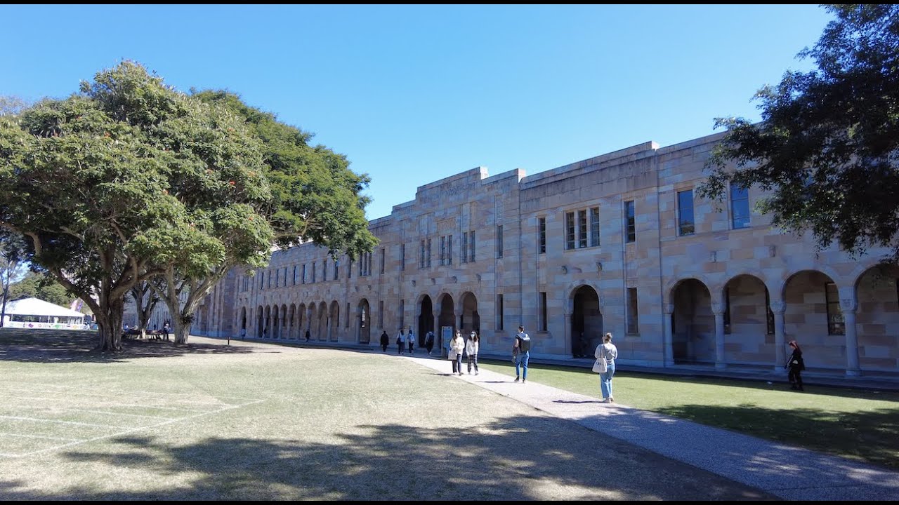 Brisbane - University of Queensland, St Lucia Campus (Walking Tour) 4K