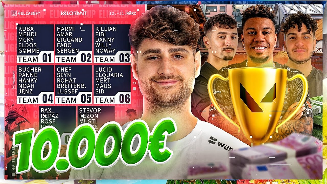 DER ERSTE 10.000€ VALORANT ELIGELLA CUP!😱🔥Welches Team holt sich die Earnings? 👀 Teil 1