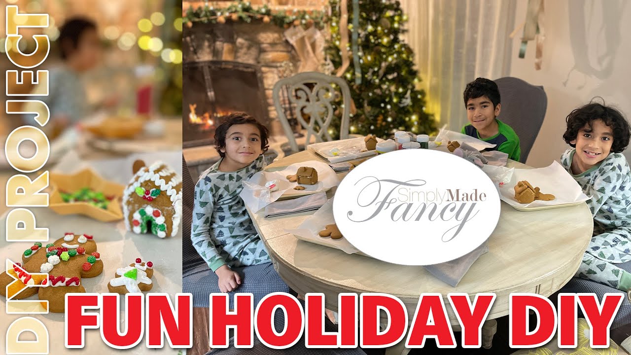 GINGERBREAD HOUSE DECORATING! * FAMILY HOLIDAY CHALLENGE *