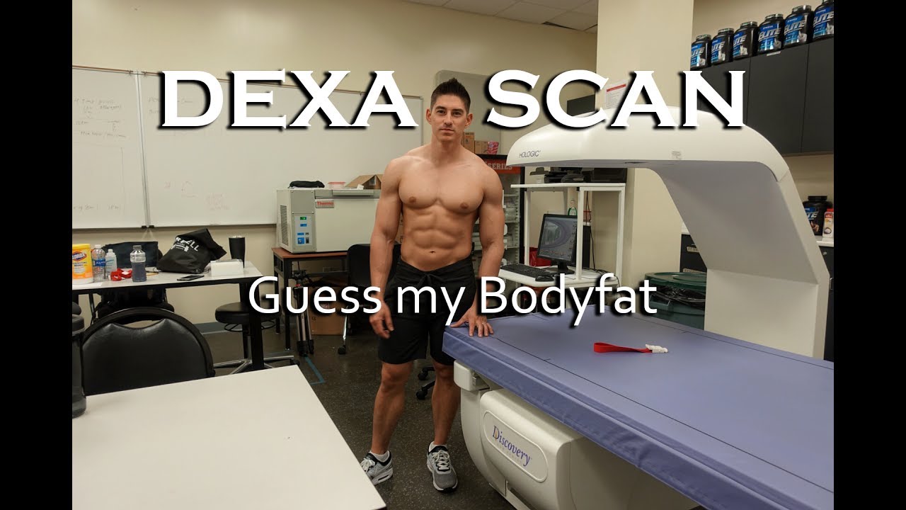 DEXA scan - guess my body fat! Offseason natural bodybuilder body fat test.