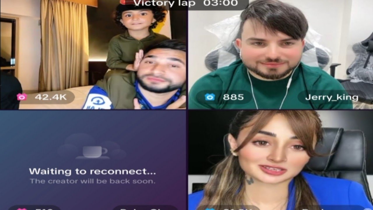 Waliullah very funny tik tok live with Jerry and Reshma #baba che
