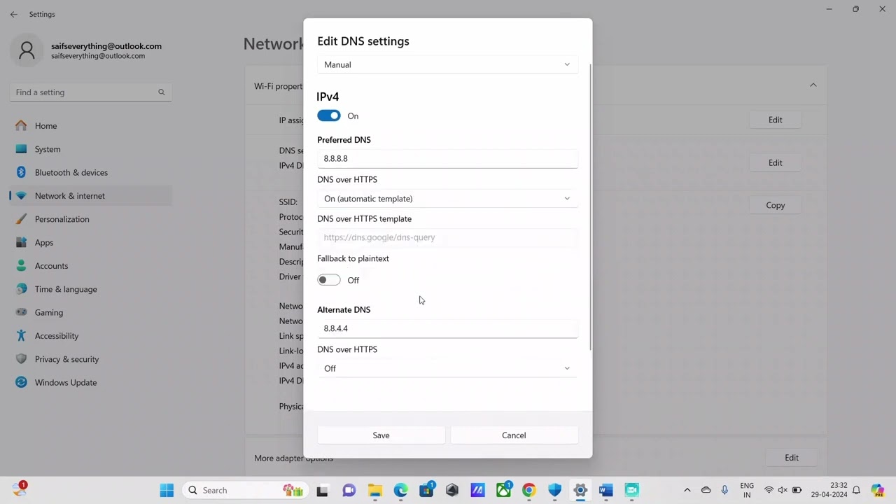 Как исправить проблему с незашифрованным DNS-сервером на ПК с Windows 11? #шорты #вирусный #обзор...