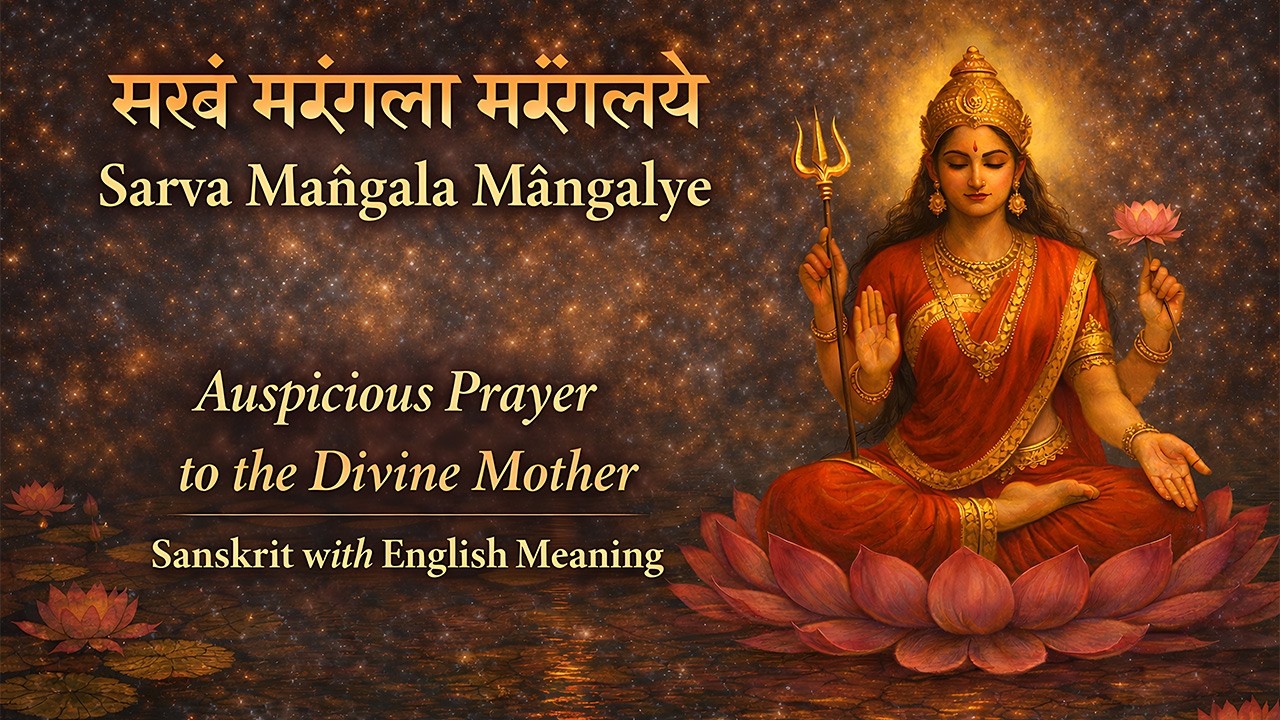 Sarva Maṅgala Māṅgalye | Auspicious Prayer to the Divine Mother for Peace, Blessings & Protection