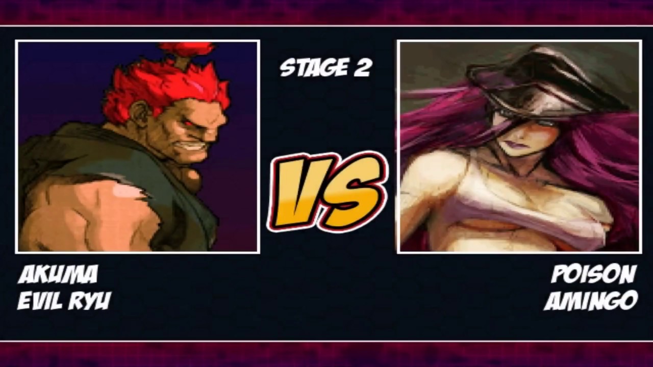 Marvel vs Capcom M.U.G.E.N - Akuma & Evil Ryu