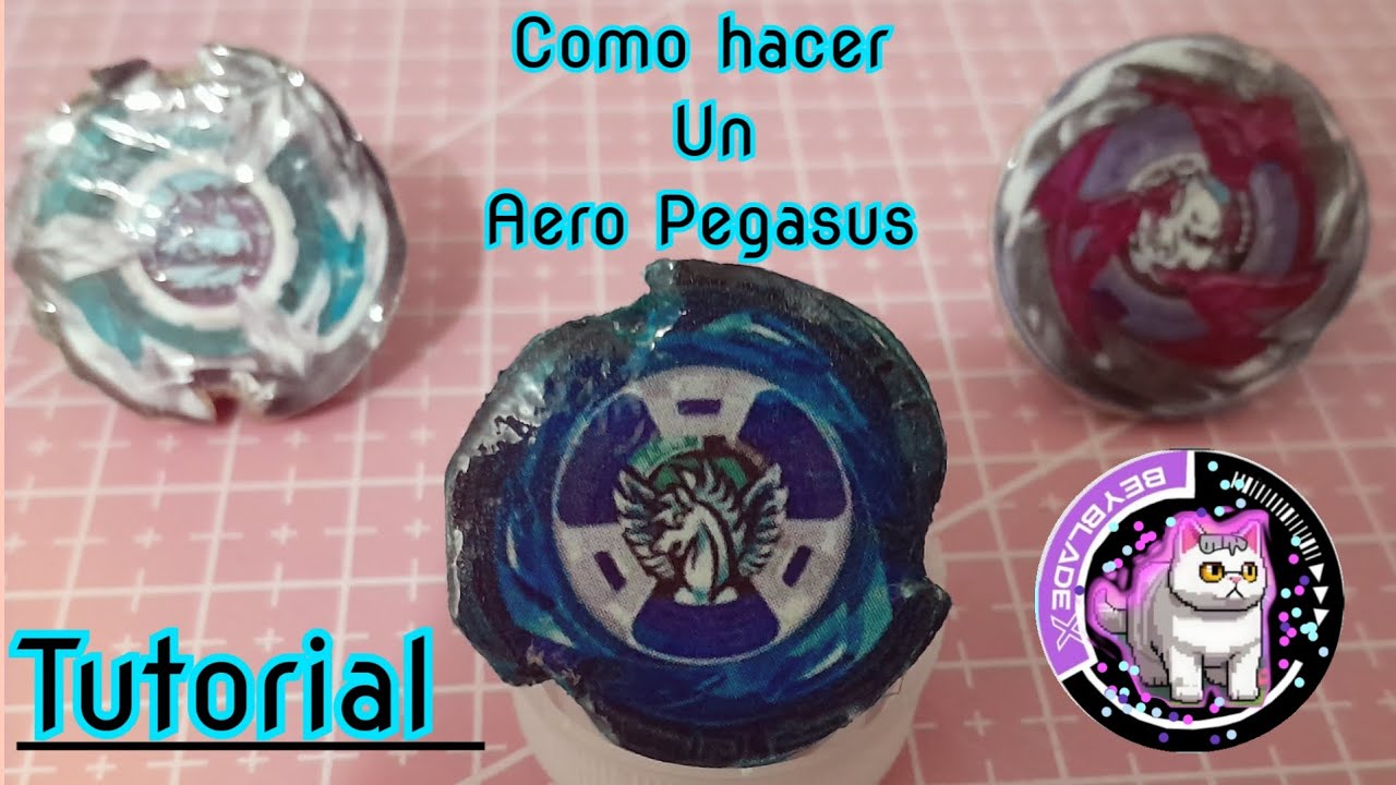 Tutorial || aero pegasus || beyblade x caseros / Monty Craft