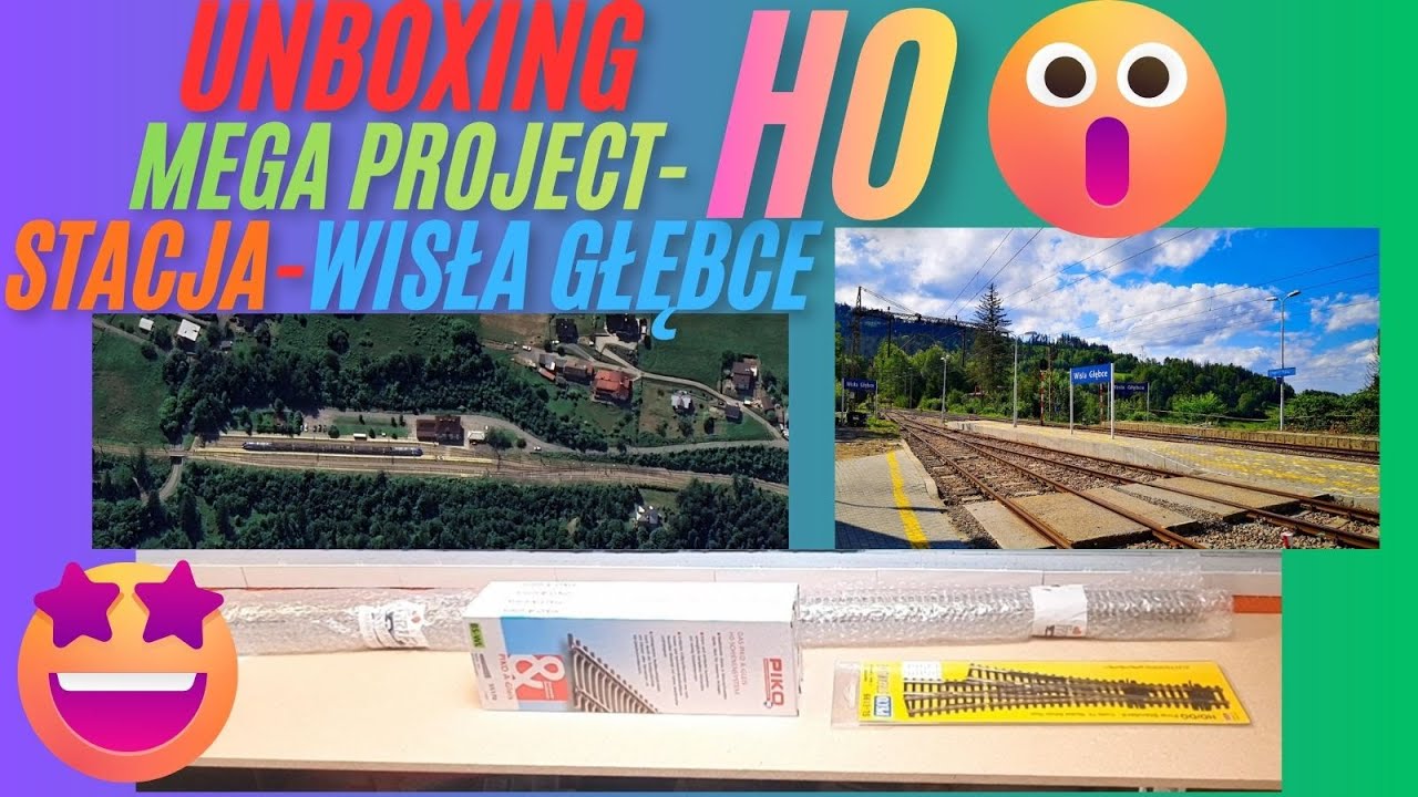 Unboxing + Tory Do projektu + Już Doszły + STACJA - Wisła Głębce - Skala H0 🤭🤭🤭🤭