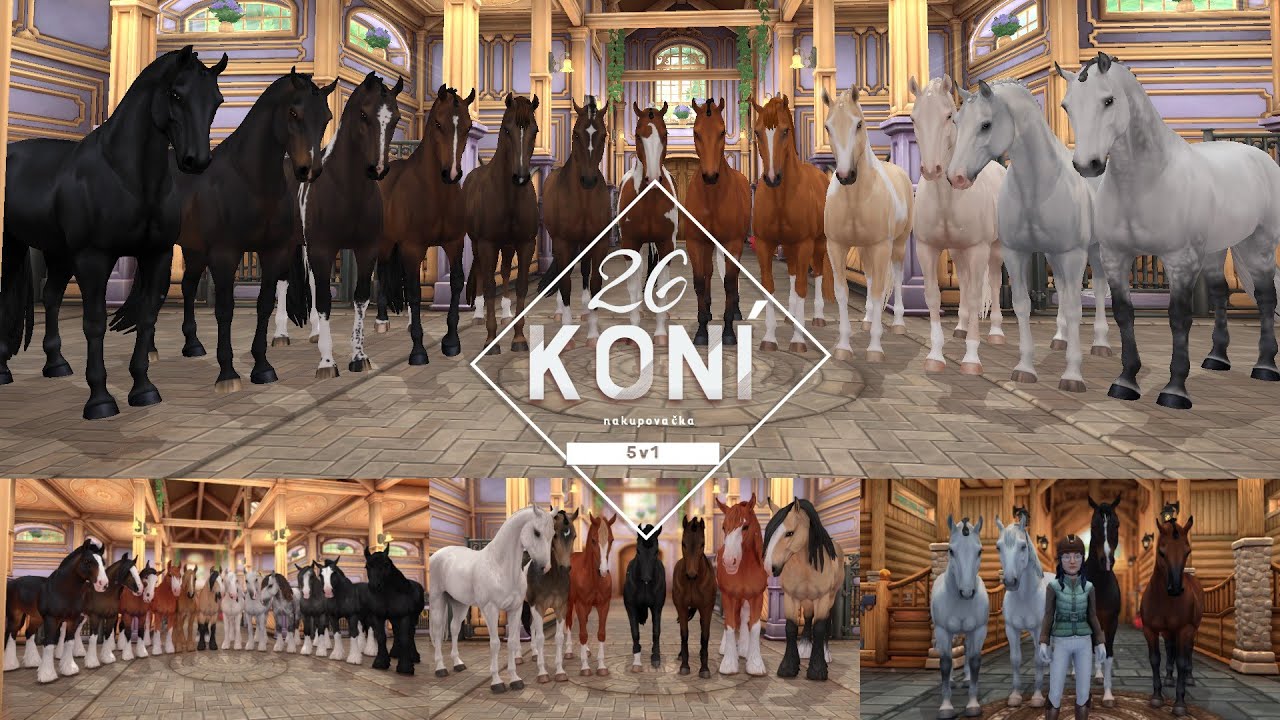 NAKUPOVAČKA 5v1 - 26 KONÍ | Star Stable Online