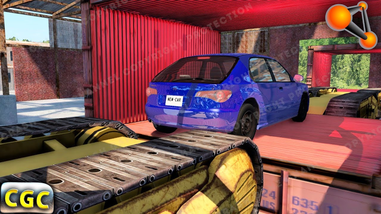 Car Factory One day in A life of Building car BeamNG Drive