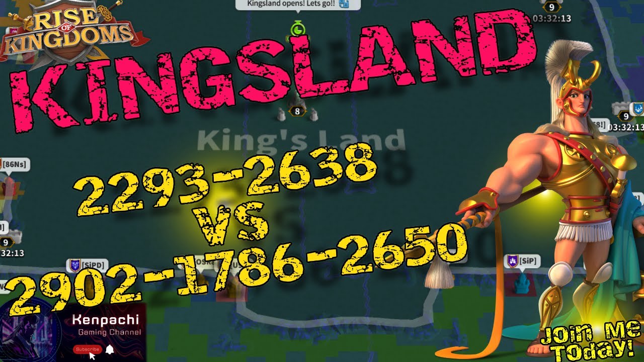 KINGSLAND PART-3 // 2293 & 2638 vs 2902 & 1786 & 2650 🔥 LIVE! 🔴 #C12980 // Rise of Kingdoms