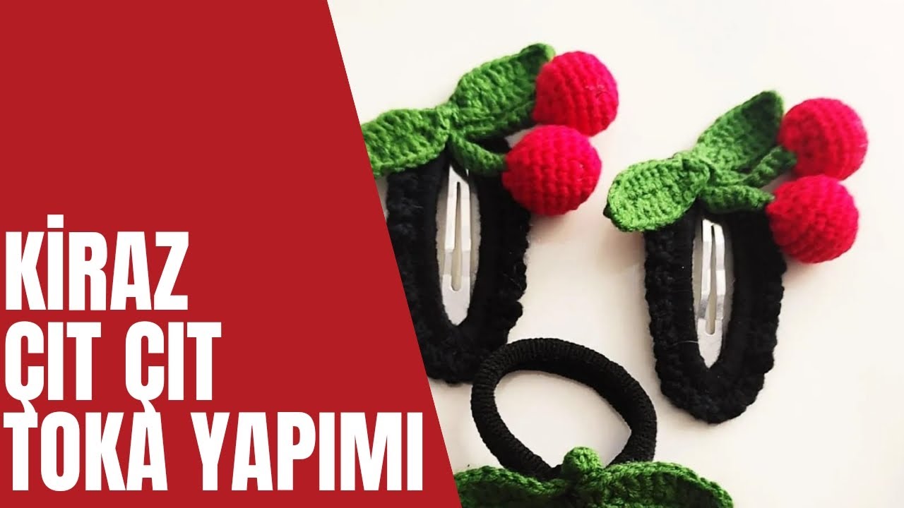 INCREDIBLE 😊😊MUY HERMOSA 😇 😇 AMİGURUMİ....ÖRGÜ ÇITÇIT KİRAZ TOKA YAPIMI..
