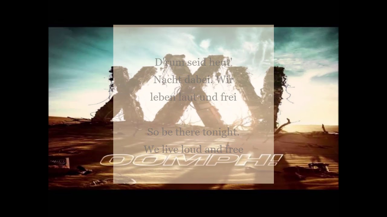Oomph!- Jetzt oder nie lyrics with English translation