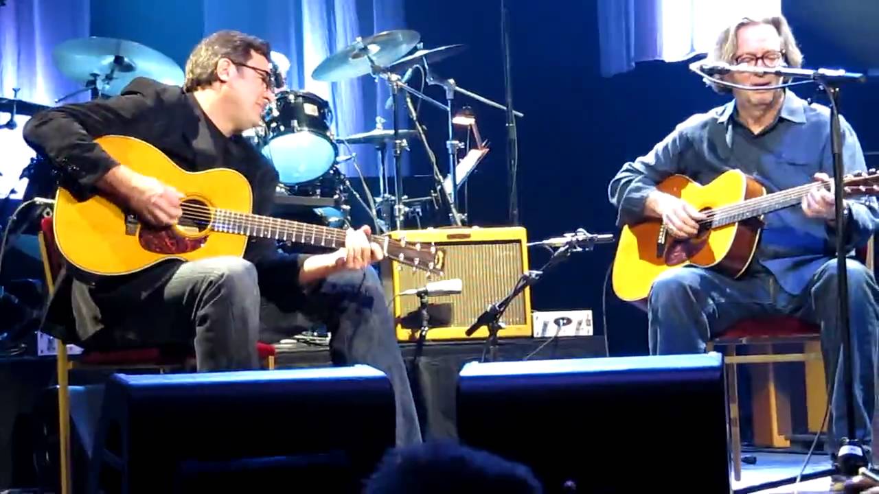 Eric Clapton and Vince Gill - Down and Out