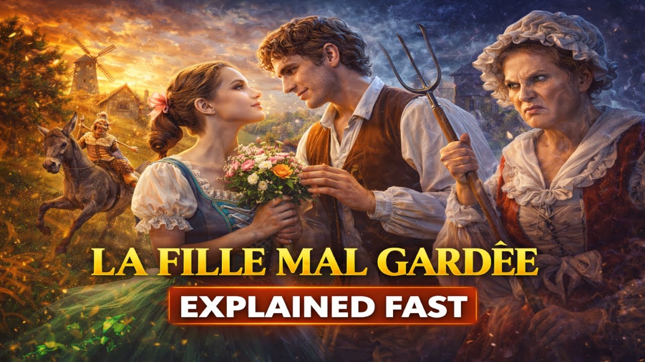 LA FILLE MAL GARDEE - The BALLET Story Explained FAST