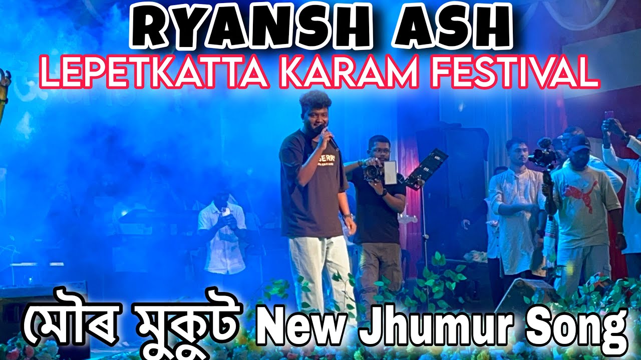 MOR MUKUT ll RYANSH ASH Live at Lepetkatta  Karam Festival 2025 ll BTD Creation ll