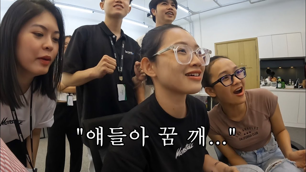 사장이랑 철권 해서 이기는 직원들 바로 조기 퇴근!