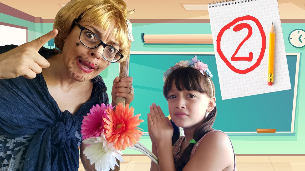 SOFI PRENDE UN BRUTTO VOTO DALLA MAESTRA ESTIVA * PER I COMPITI DELLE VACANZE * Sofi e Moni