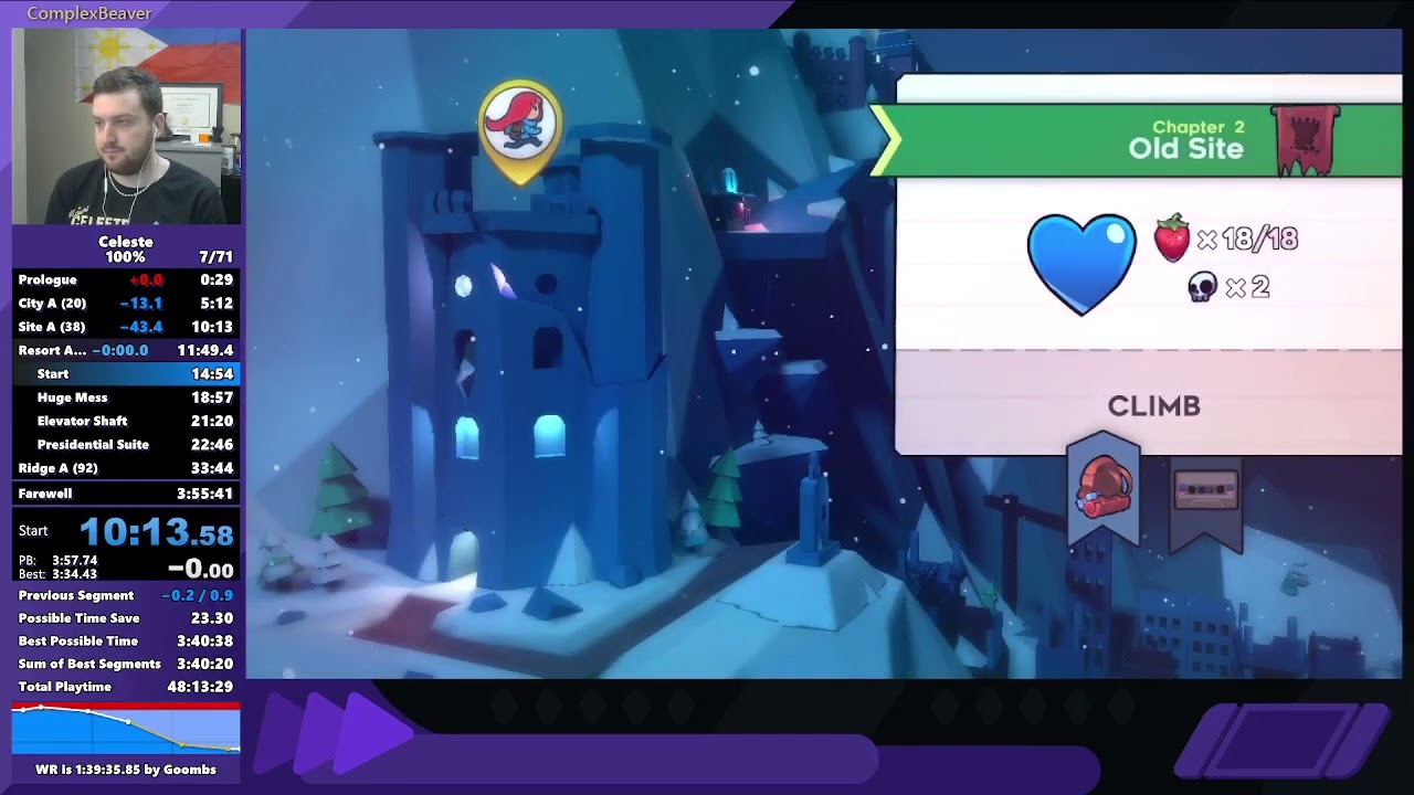 Celeste 100% (3:27:19.801)