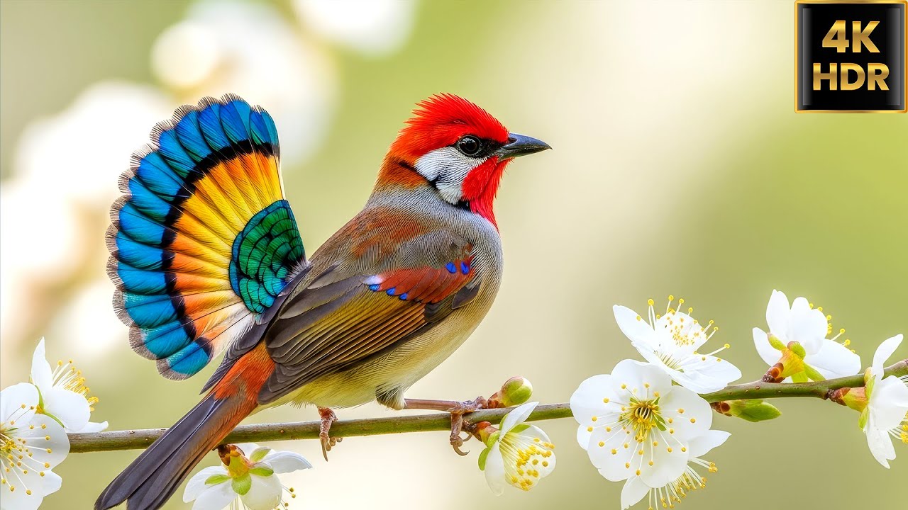 The Most Beautiful Birds with the Most Soothing Natural Sounds | 4K Nature Sound