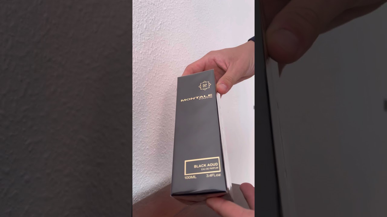MONTALE -black aoud unboxing