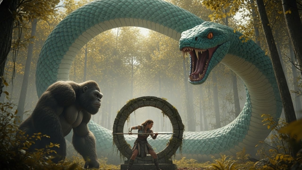 Полный фильм «Кинг-Конг» | Кинг-Конг против Титанобоа: 60-миллионная битва за трон джунглей