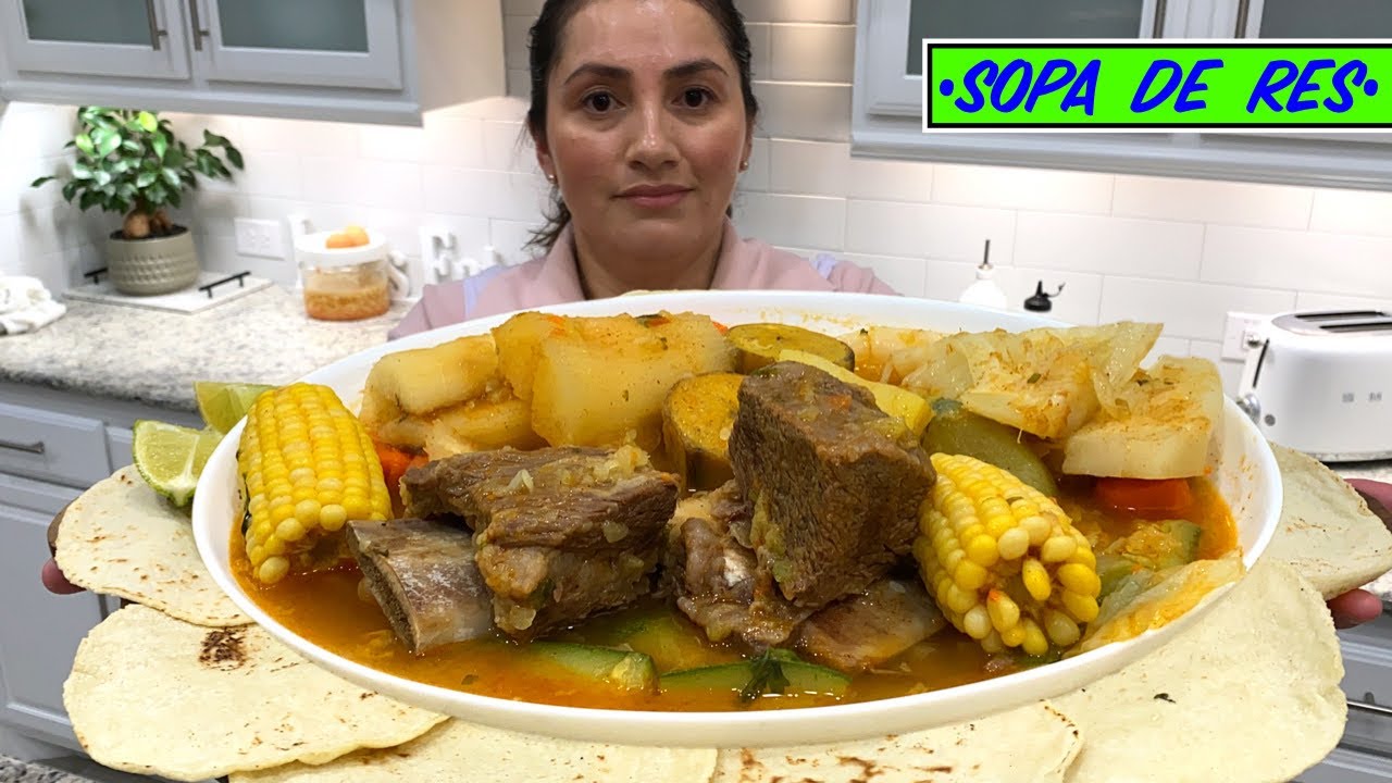 Sopa de hueso de res
