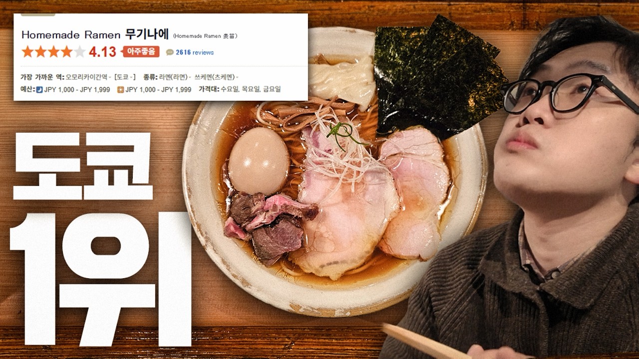 도쿄 랭킹 1위부터 명성 높은 라멘집 투어! 하하하하