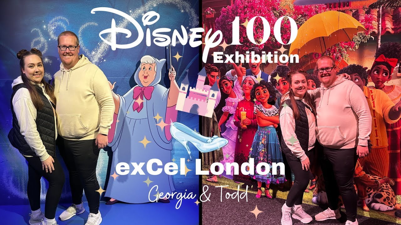 Disney100 the Exhibition Vlog | Chatty Walkthrough | ExCel London | Georgia & Todd