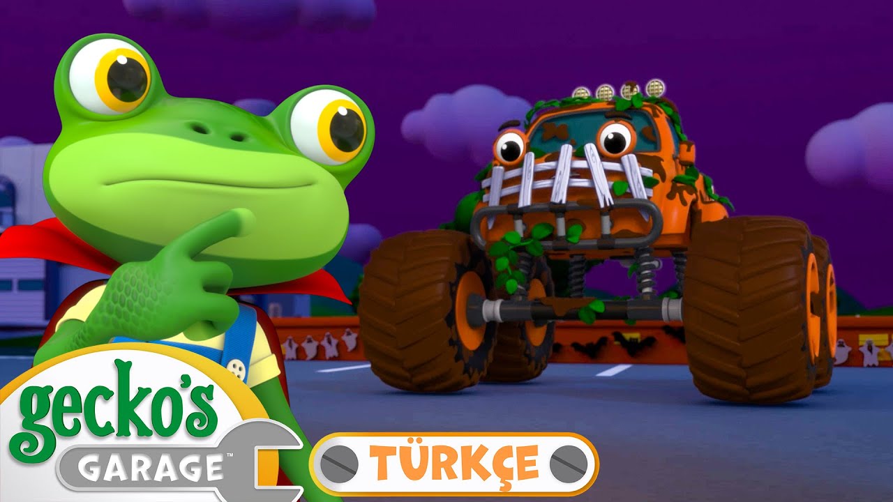 Canavar Diye Bir Şey Yok 👾 | 🐸 Gecko'nun Garajı - Çocuklar için Kamyonlar