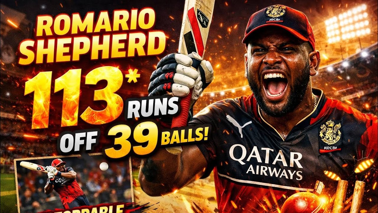 Romario shepherd monster innings 113 of 39 ball  in cpl full highlights .... 