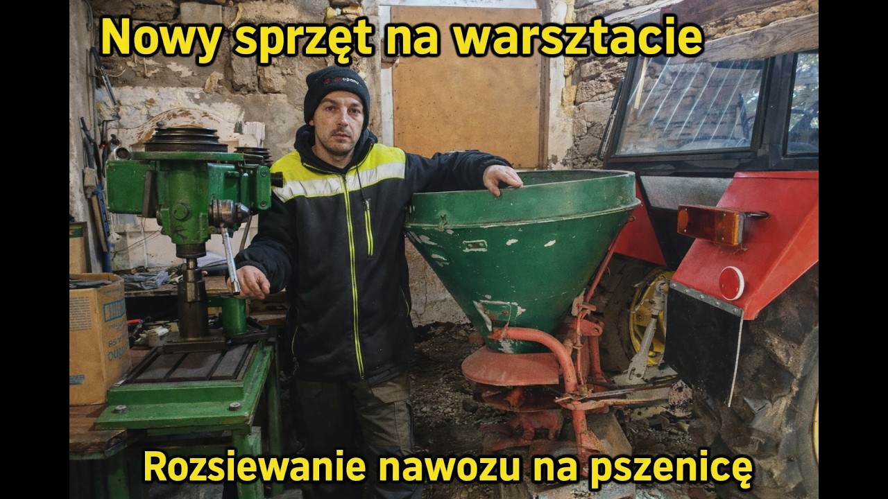 Nowy Nabytek Na Warsztacie/Rozsiewanie Nawozu Na Pszenice