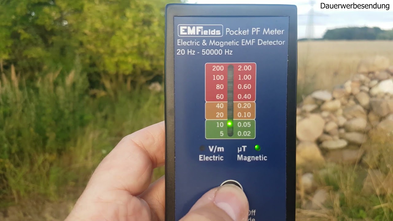 Das Niederfrequenzmessger&auml;t PF5 im Einsatz