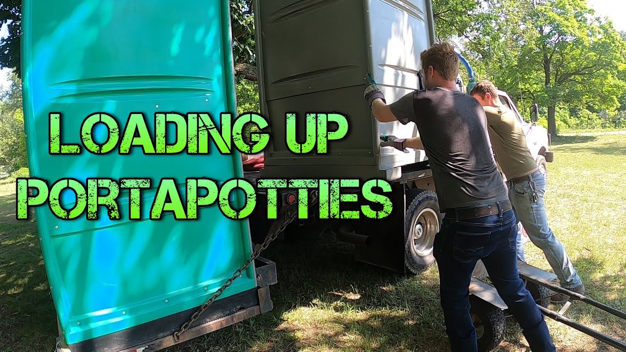 Loading Portapotties