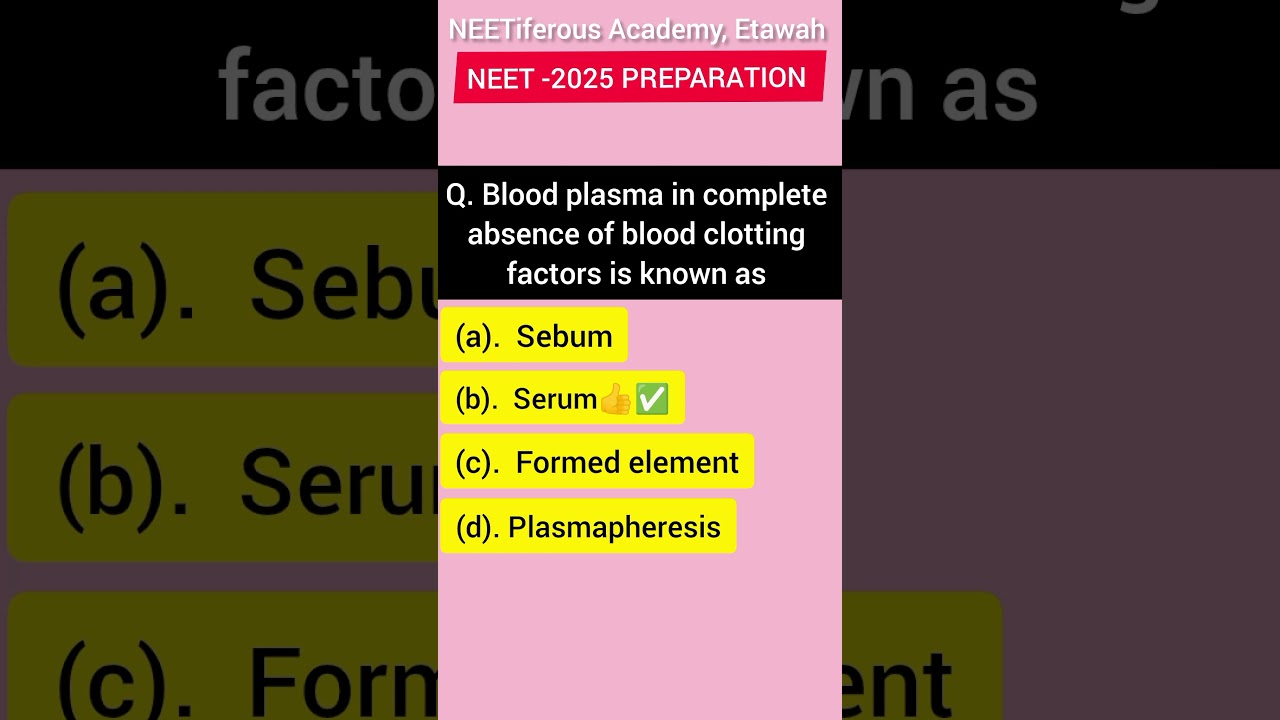 MCQ FOR NEET 2025 Preparation 