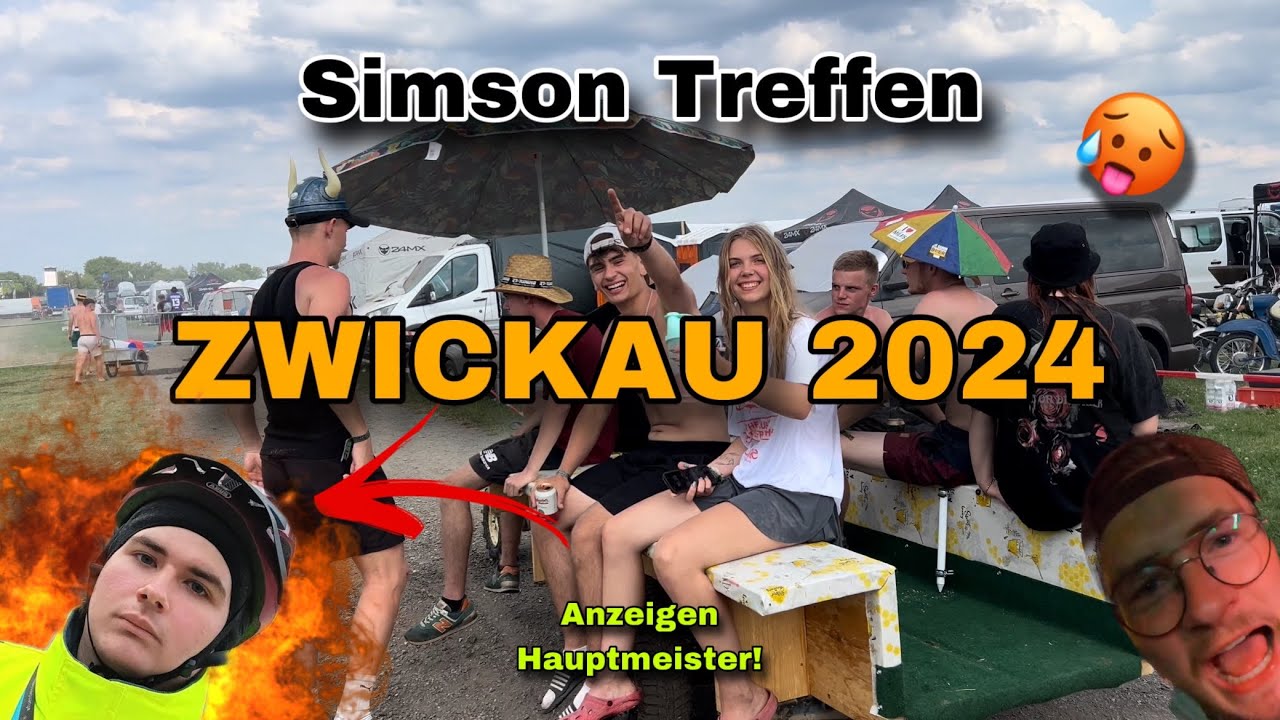 🔥🍻 SIMSON TREFFEN ZWICKAU 2024 | mit @SimsonMark & ​⁠ @louisxlive 😂 | Simsonnito VLOG