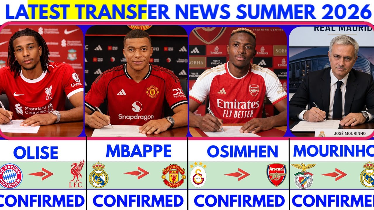 MOURINHO TO MADRID🔥 LATEST CONFIRMED TRANSFER NEWS AND RUMOURS TRANSFER NEWS  2026|Mbappe to united🚨