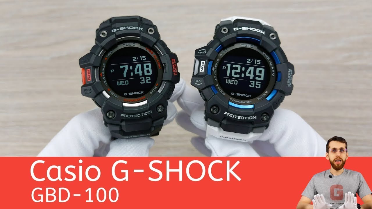 El G-SHOCK inteligente pensado para entrenar / Casio GBD-100-1E y GBD-100-1A7