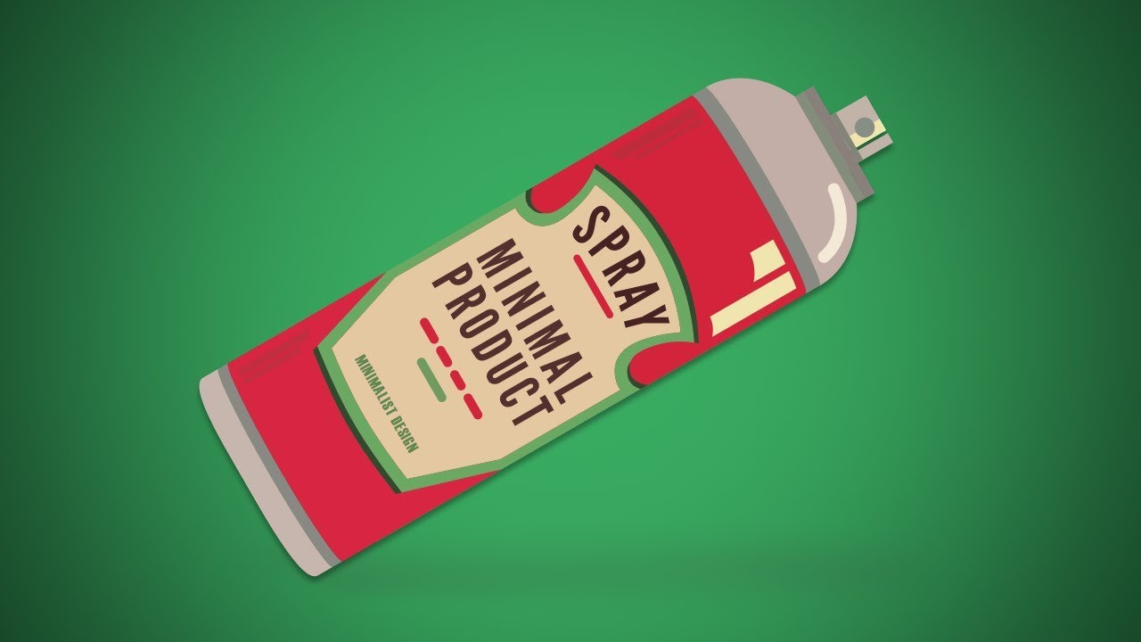 Ilustración: Diseña un bote de Spray (principiante) | Freepik