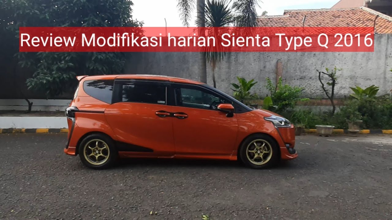 Review Modifikasi harian Sienta Type Q 2016