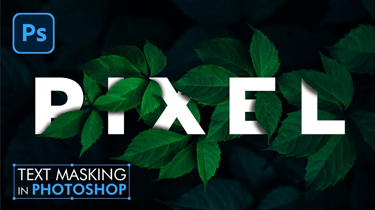 Text Masking Effect | Photoshop Tutorial | Typography