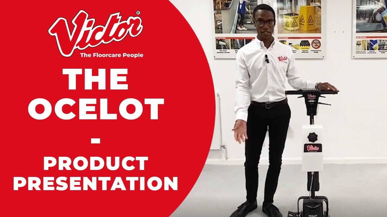 The Ocelot - Battery Oscillating Floor Cleaner by Victor Floorcare - Floor Cleaning Machine