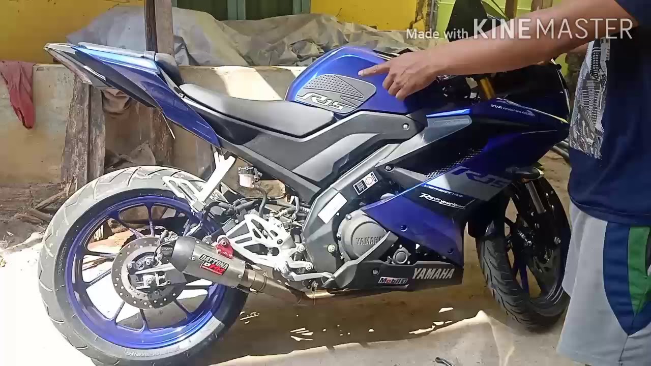 YAMAHA R15 V3   DAYTONA EXHAUST VS DAGREX